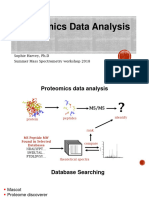 Data Analysis For Proteomics 2018