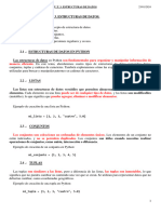 U.T. 3. Estructuras de Datos