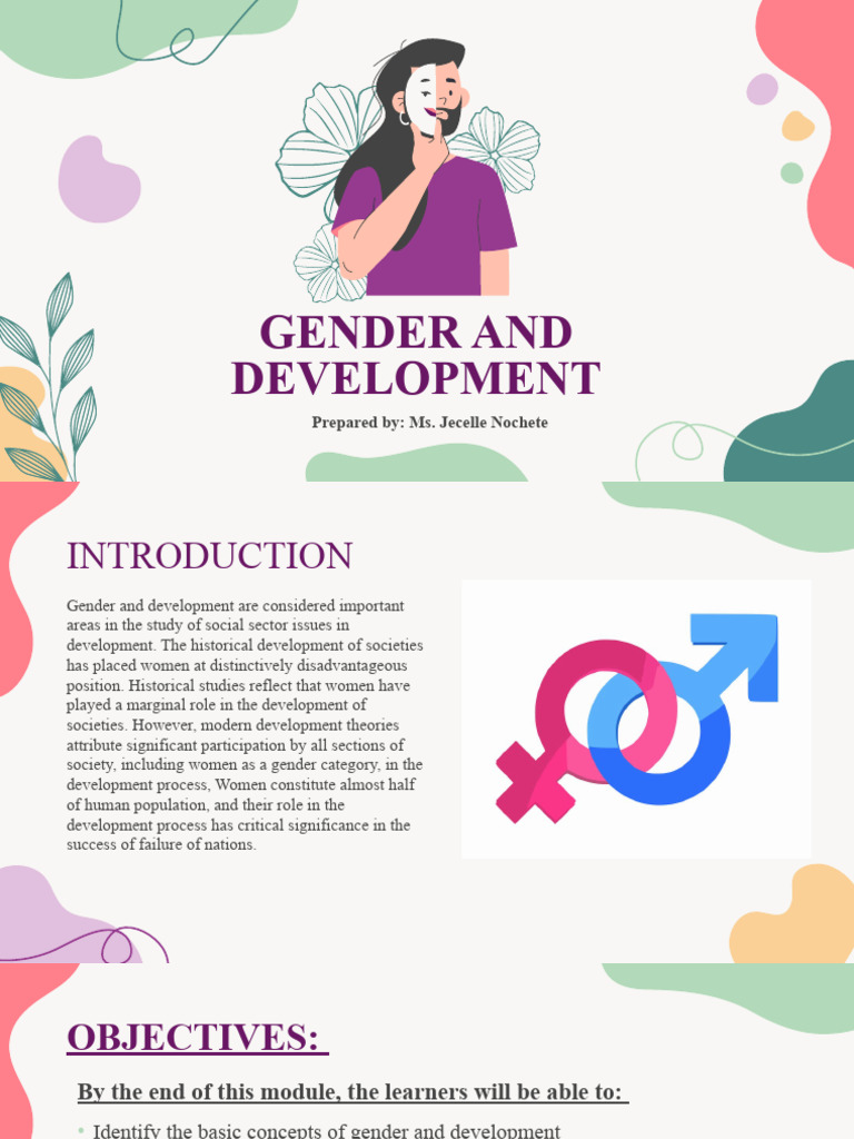 Gender and Development Overview | PDF | Transgender | LGBTQIA+ Studies