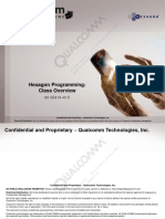 Hexagon Programming: Class Overview: Confidential and Proprietary - Qualcomm Technologies, Inc