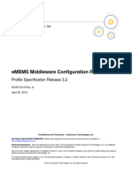 eMBMS Middleware Configuration Parameters: Profile Specification Release 3.2