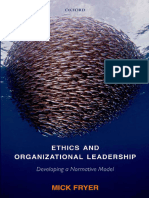 Ethics and Organizational Leadership Developing A Normative Model (Mick Fryer) (Z-Library)