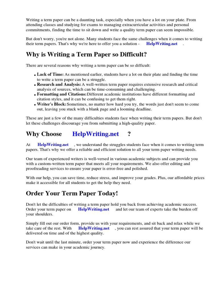 Term Paper Warehouse PDF Warehouse Data Warehouse