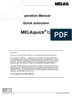 Melag Melaquick 12 - User Manual