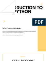001 Introduction-To-Python-Programming-Langguage