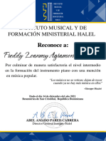 certificado culminacion de estudios halel