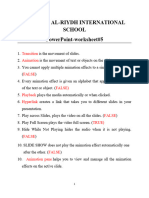 Powerpoint Worksheet#6with Key