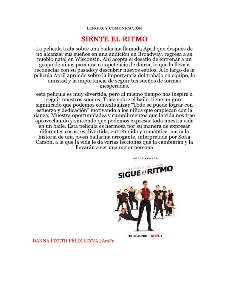 Siente El Ritmo | PDF | Artes del Lenguaje y Comunicación | Arte