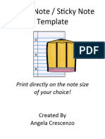 Sticky-Note Template