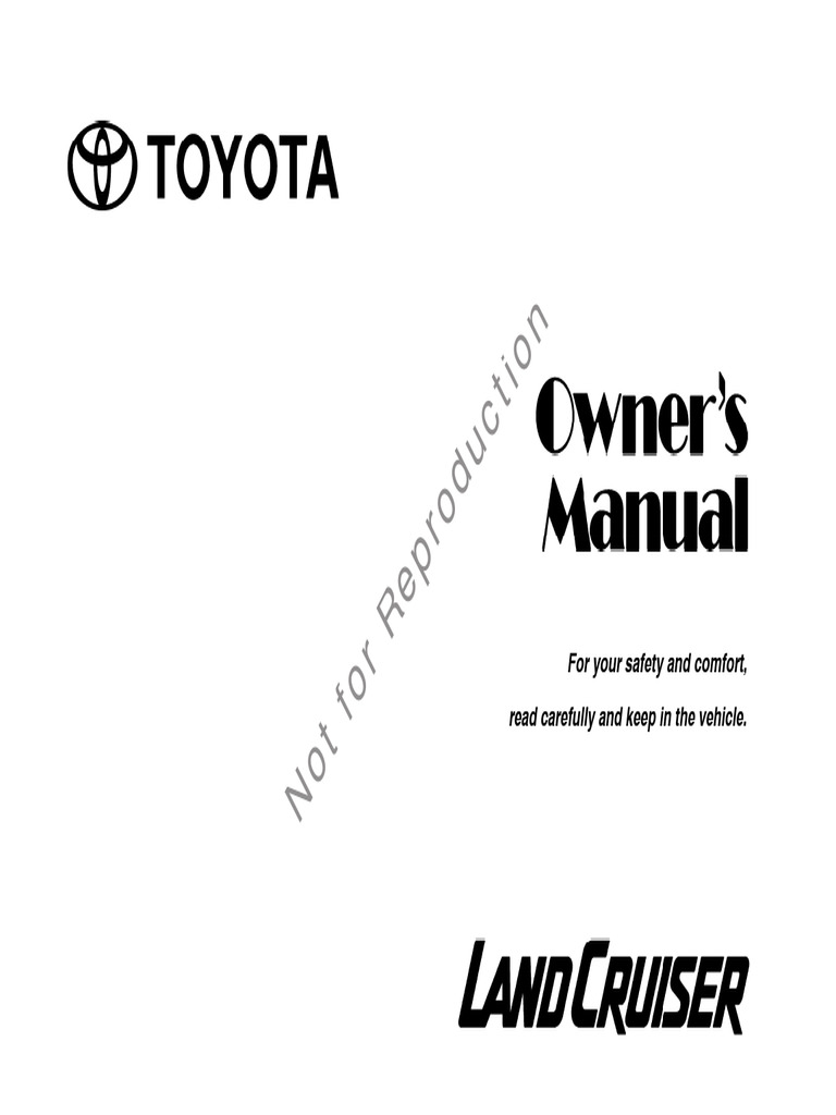 1997 TOYOTA LAND CRUISER MANUAL PDF visual data 2