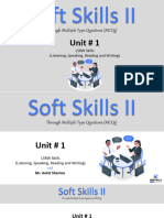 KNC 201 Soft Skills 2 - Unit 1