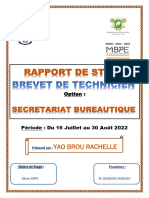 Garde Rapport de Stage 2023 Yao Brou Rachelle