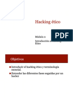 Hacking ético Módulo 0 Introducción al Hacking Etico