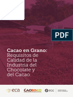 Requisitos de Calidad Industrial Del Chocolate y Del Cacao