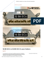 16 Bit ECU Vs 32 Bit ECU in Your Subaru - Iwire Subaru Wiring Solutions