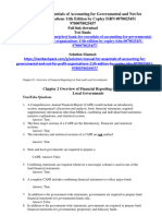 Test Bank For Essentials of Accounting For Governmental and Not For Profit Organizations 11th Edition by Copley ISBN 0078025451 9780078025457