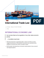 Apuntes International Trade Law