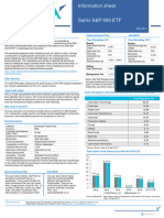 Info Sheet S&P500