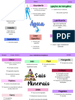 Água, Sais Minerais, Carboidratos, Lipídios e Vitaminas 05 05 21