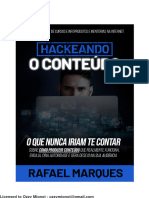 Livro Hackeando o Conteúdo - Rafael Marques