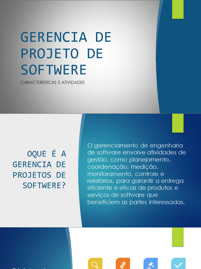 Gerenciamento de Projetos de Software | PDF | Engenharia de Software ...