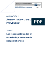 Tema 4. Responsabilidades en PRL