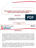 Interconexión Cable 230 KV A Margarita 18 - 1 - 2018 V1-1