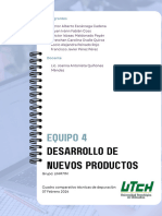 Desarollo de Nuevos Productos Cuadro Comparativo