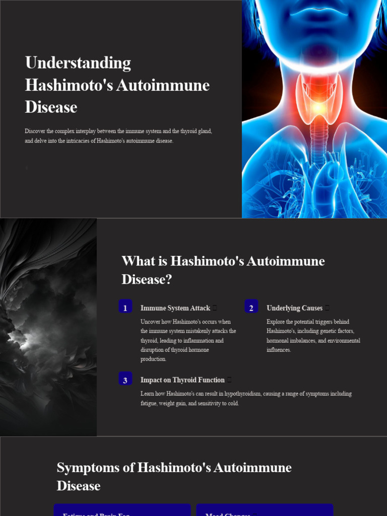 Hashimoto's Disease: Causes, Symptoms & Treatment | PDF | Autoimmune ...