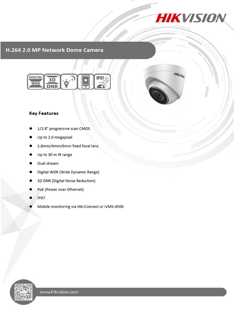 2 mp ip dome camera hsn code