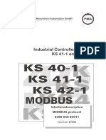 Regulator PID KS 40 - KS 40-1 Interface Description