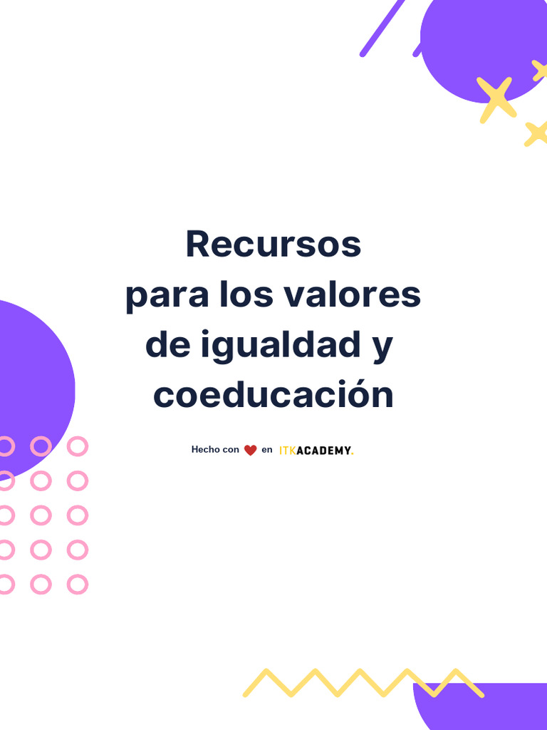 Recursos para Los Valores de Igualdad y Coeducación | PDF | Sexismo ...