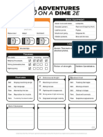 AOAD 2E Adventurer Sheet (Example, SR Optimised, AUG 2022)