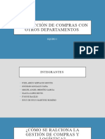 Interacción de Compras Con Otros Departamentos