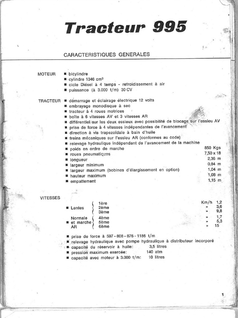 Pasquali 995 Manual | PDF