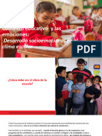 Contexto Educativo y Las Emociones: Desarrollo Socioemocional en El