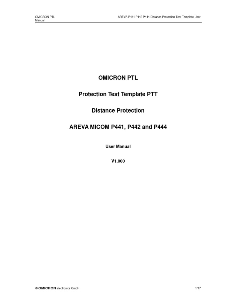 P441 P442 P444 Distance Relay Manual | PDF | Relay | Parameter ...