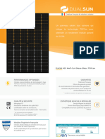 Dualsun FR Fiche Technique Flash 425 Half Cut Glass Glass Topcon 0