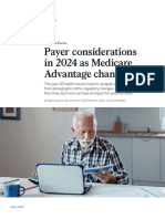 Payer Considerations in 2024 As Medicare Advantage Changes
