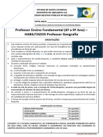 Professor Ensino Fundamental 6 A 9 Ano Habilitados Professor Geografia-12024