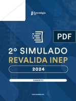 02 03 2024 2º Simulado Revalida INEP 2024 Gabarito