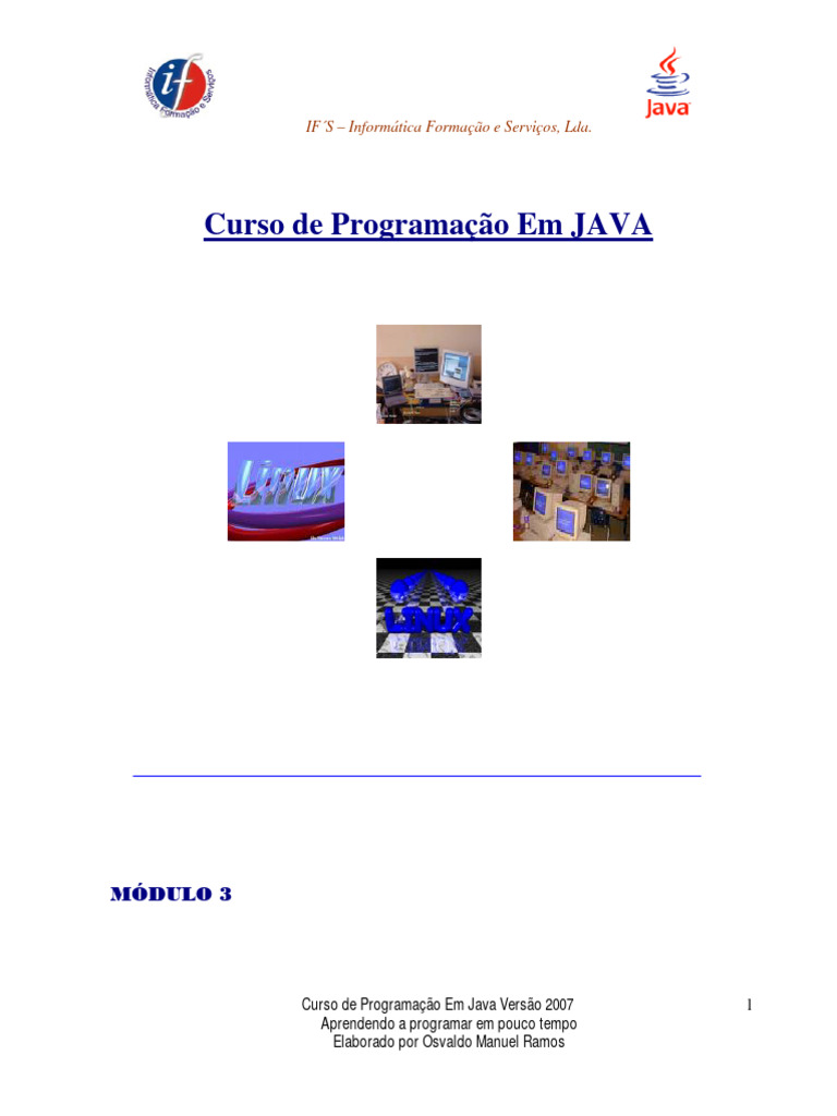 Curso de Programação em Java: Módulo 3 | PDF | Tempo | Informação