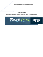 Microsoft Test Inside 70 488 v2013 12 13 by SGT Pepper 68q
