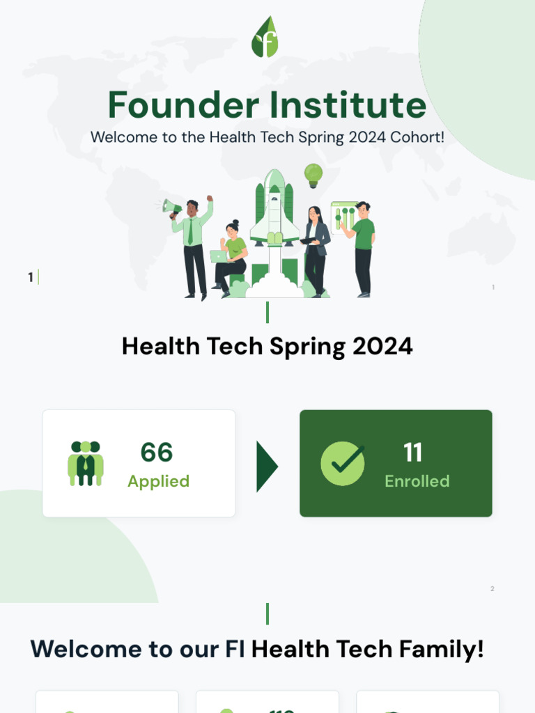 Kickoff Session - Health Tech Spring 2024 | PDF | Investing ...