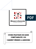 Formation Sage Comptabilité 100 - Cabinet Wissen & Associé - 090453