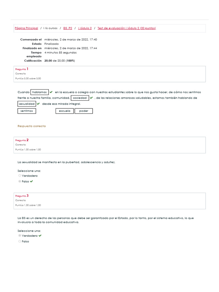 Test de evaluacion modulo 2 pdf estereotipos la sexualidad humana