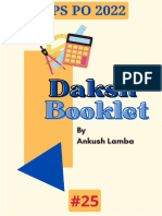 Daksh Booklet - 25 PDF by Ankush Lamba