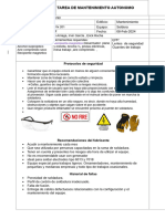 Mantenimiento Autonomo Soldadora