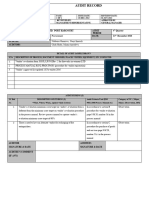 AUDIT RECORD - Procurement 2016