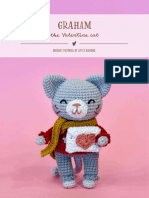 Graham Valentine Cat Free Amigurumi Pattern